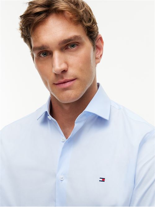 cl non iron solid shirt TOMMY HILFIGER | MW0MW45307C3Q
